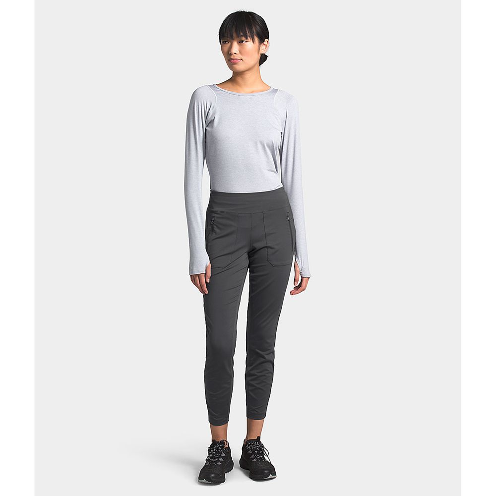 The North Face Leggings Womens Australia - The North Face Paramount Hybrid High-Rise Grey Hiking (AP